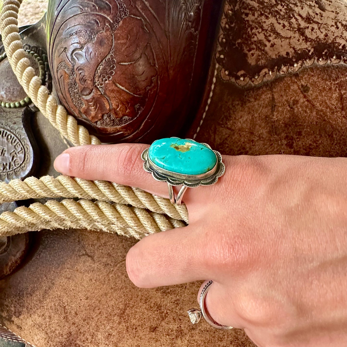 Turquoise Ring - Size 8