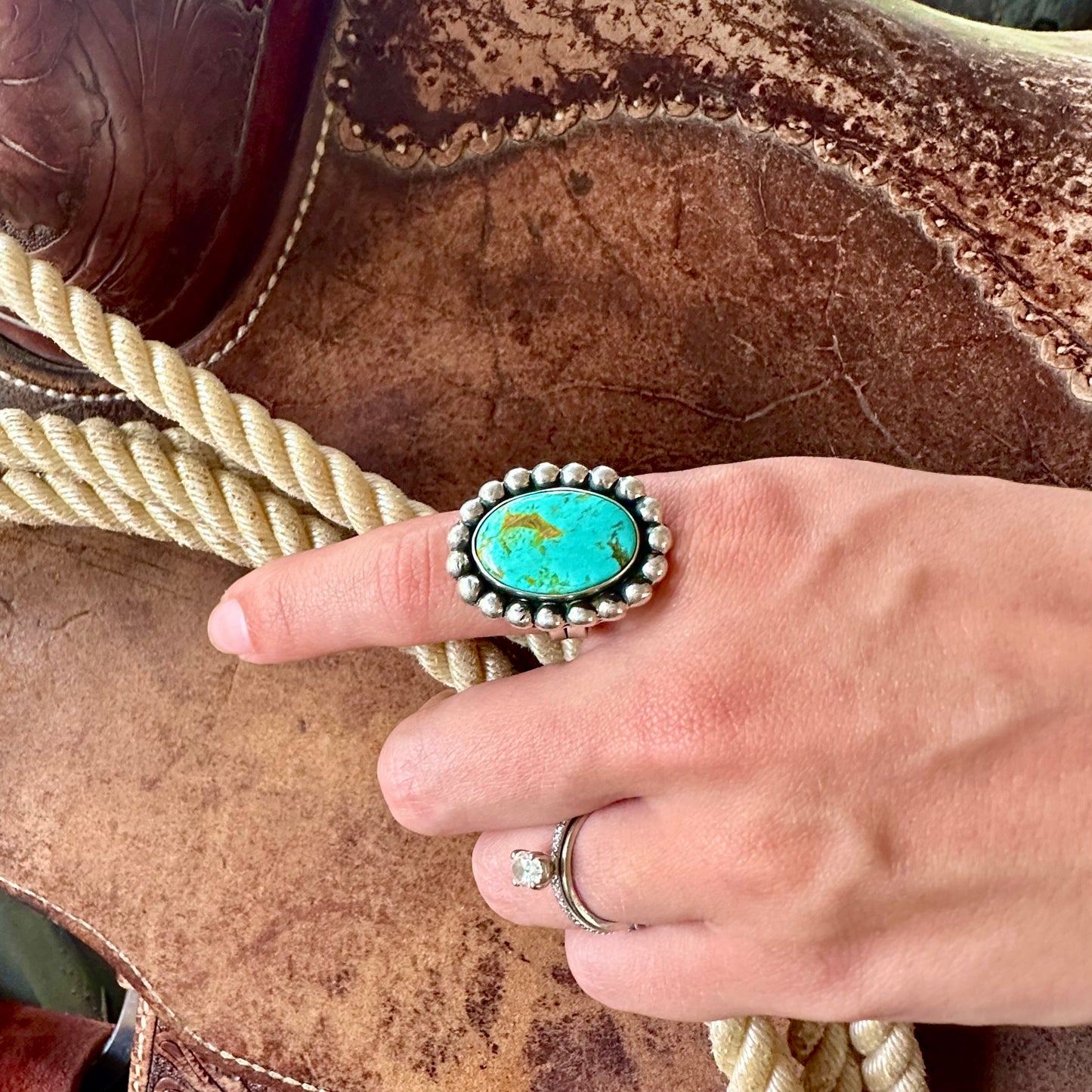 Turquoise Ring - Size 8