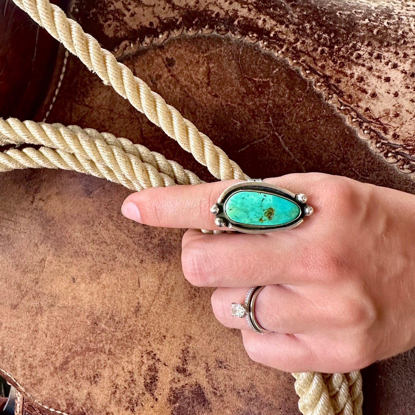 Turquoise Ring - Size 6.5