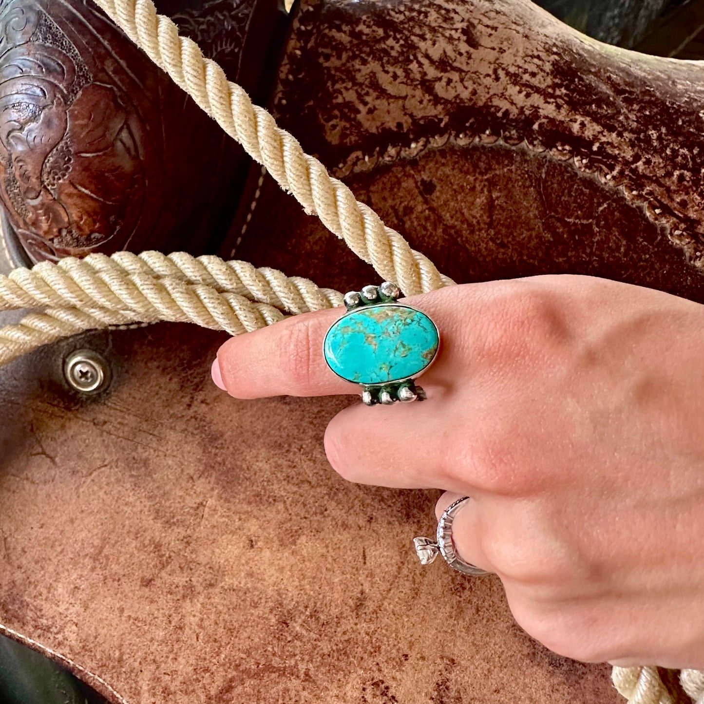Turquoise Ring - Size 7.5