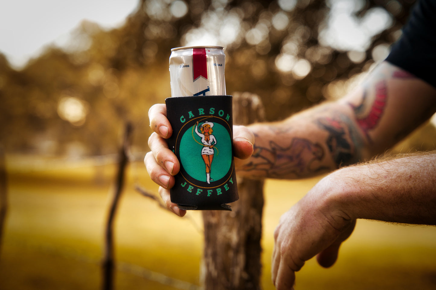 Cowgirl Rope Koozie