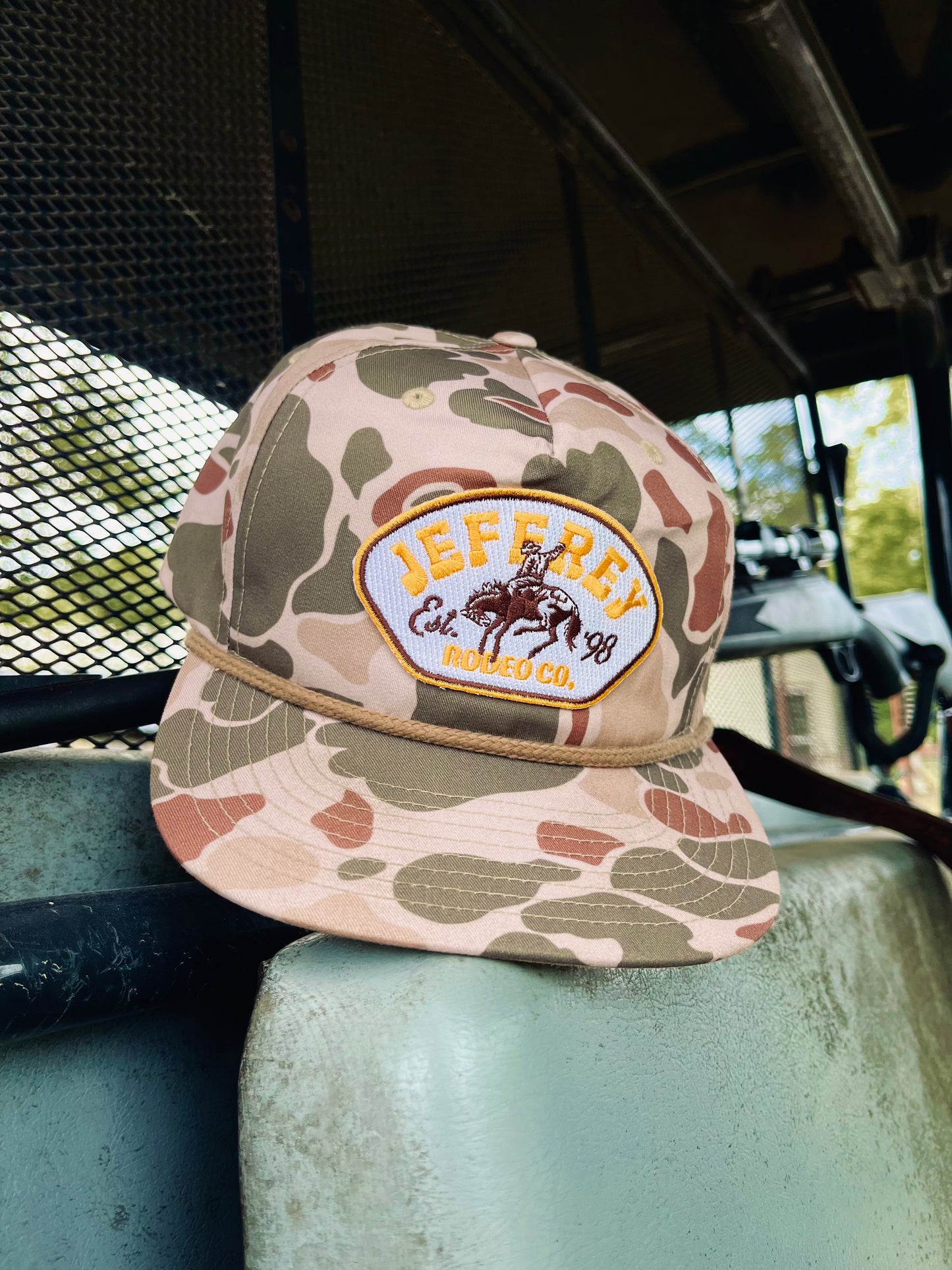 Camo Jeffrey Rodeo Co. SnapBack