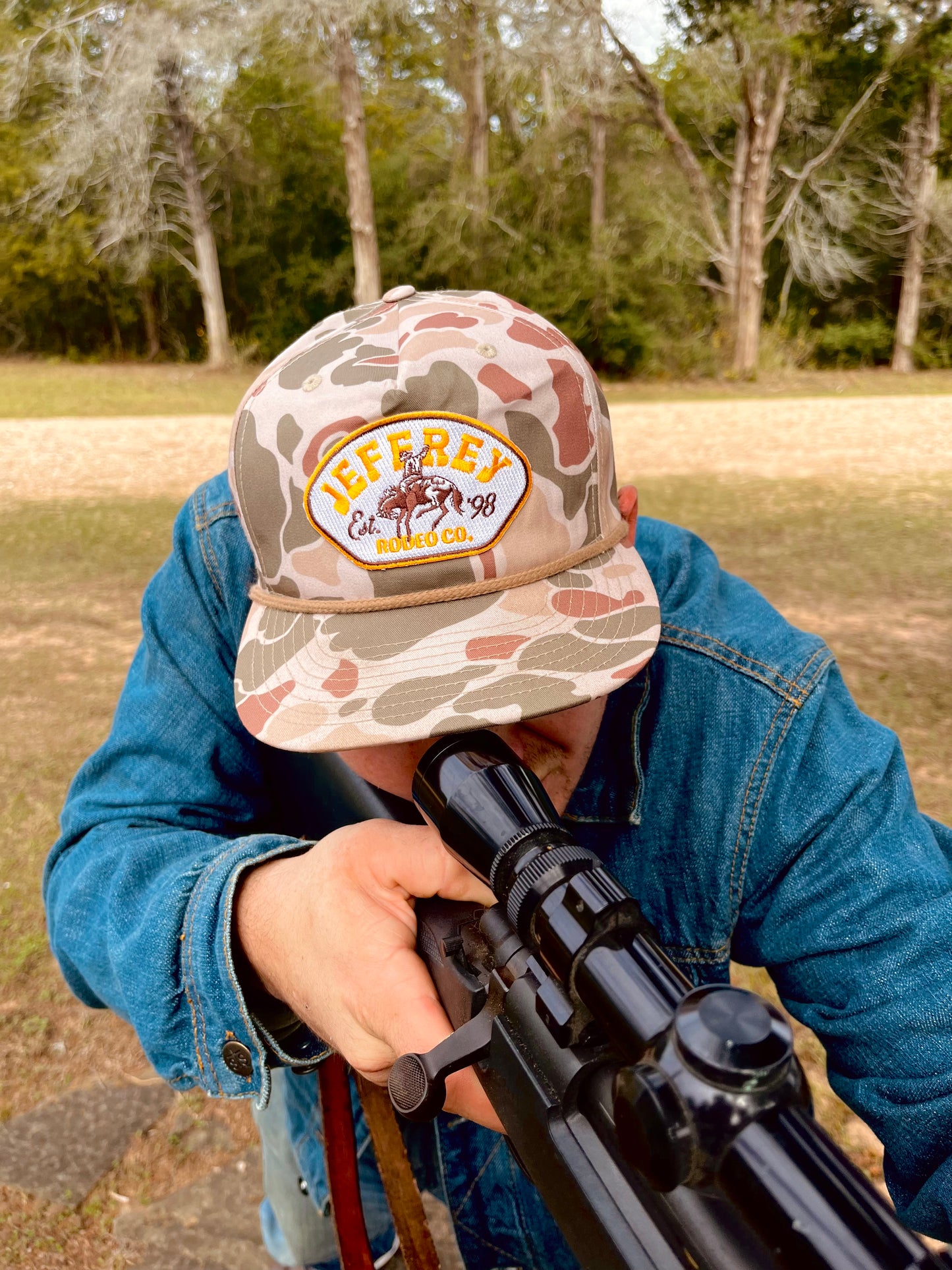 Camo Jeffrey Rodeo Co. SnapBack