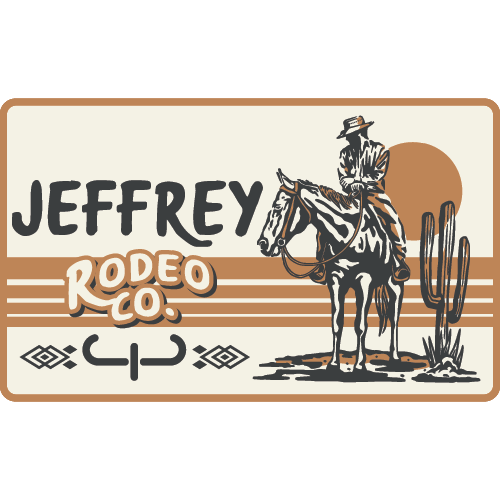 Jeffrey Rodeo Co. Desert Sticker